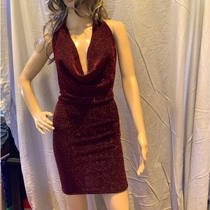 NWOT -Gorgeous Sparkly Red Dress!  Think Christmas Party!!